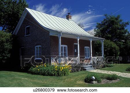 Stock Photo -  Laurentides, Canada, Quebec, Sir Wilfrid Laurier National Historic Site (Lieu Historique National de Sir-Wilfrid-Laurier) in Laurentides (Saint-Lin).. Fotosearch