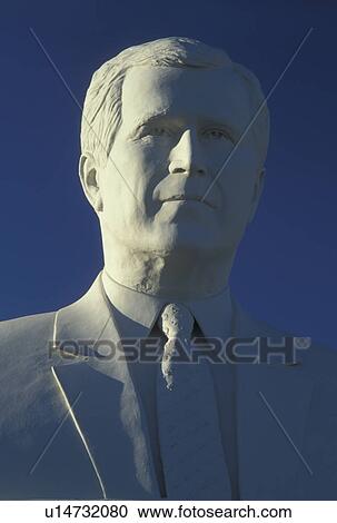 Lead, SD, South Dakota, Black Hills, Presidential Park Sculpture Garden, George W. Bush View Large Photo Image Stock Image - Lead, SD, South Dakota, Black Hills, Presidential Park Sculpture Garden, George W. Bush. Fotosearch