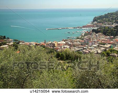 Liguria, Italy, Santa Margherita Ligure, Riviera di Levante, Ligurian Riviera, Europe, Scenic view of the resort town of Santa Margherita Ligure along the Ligurian Sea. View Large Photo Image Picture - Liguria, Italy, Santa Margherita Ligure, Riviera di Levante, Ligurian Riviera, Europe, Scenic view of the resort town of Santa Margherita Ligure along the Ligurian Sea.. Fotosearch