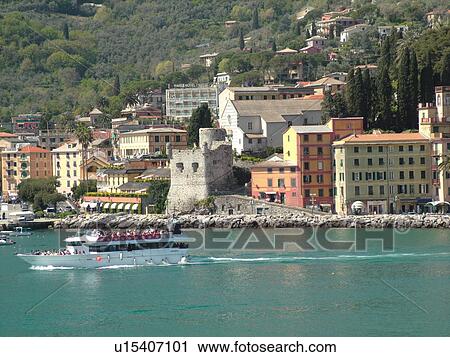 Liguria, Italy, Santa Margherita Ligure, Riviera di Levante, Ligurian Riviera, Europe, Excursion boat cruises in the harbor of the resort town of Santa Margherita Ligure along the Ligurian Coast. View Large Photo Image Stock Image - Liguria, Italy, Santa Margherita Ligure, Riviera di Levante, Ligurian Riviera, Europe, Excursion boat cruises in the harbor of the resort town of Santa Margherita Ligure along the Ligurian Coast.. Fotosearch