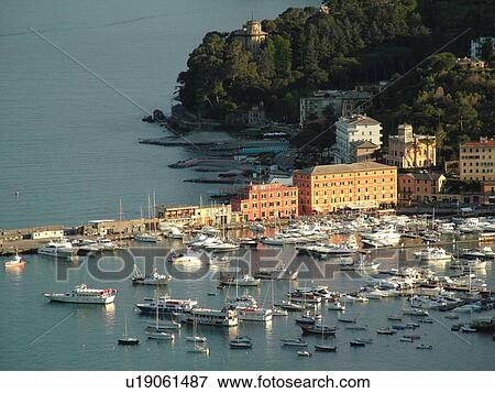 Liguria, Italy, Santa Margherita Ligure, Riviera di Levante, Ligurian Riviera, Europe, Scenic view of the resort town of Santa Margherita Ligure along the Ligurian Sea. View Large Photo Image Stock Photo - Liguria, Italy, Santa Margherita Ligure, Riviera di Levante, Ligurian Riviera, Europe, Scenic view of the resort town of Santa Margherita Ligure along the Ligurian Sea.. Fotosearch