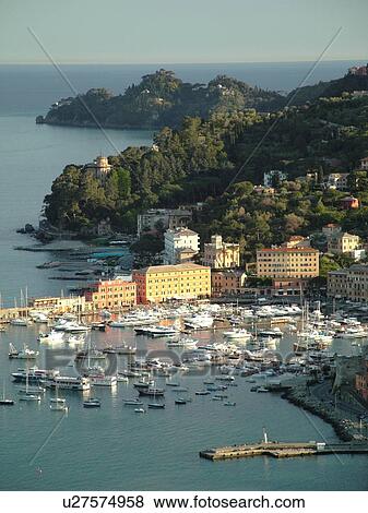 Liguria, Italy, Santa Margherita Ligure, Riviera di Levante, Ligurian Riviera, Europe, Scenic view of the resort town of Santa Margherita Ligure along the Ligurian Sea. View Large Photo Image Stock Photo - Liguria, Italy, Santa Margherita Ligure, Riviera di Levante, Ligurian Riviera, Europe, Scenic view of the resort town of Santa Margherita Ligure along the Ligurian Sea.. Fotosearch