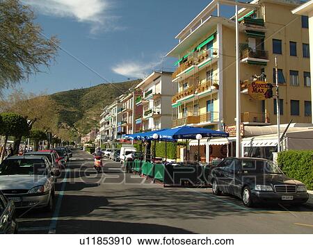 Liguria, Italy, Sestri Levante, Riviera di Levante, Ligurian Riviera, Europe, Buildings along the waterfront of the Ligurian Sea in the resort town of Sestri Levante. View Large Photo Image Stock Image - Liguria, Italy, Sestri Levante, Riviera di Levante, Ligurian Riviera, Europe, Buildings along the waterfront of the Ligurian Sea in the resort town of Sestri Levante.. Fotosearch