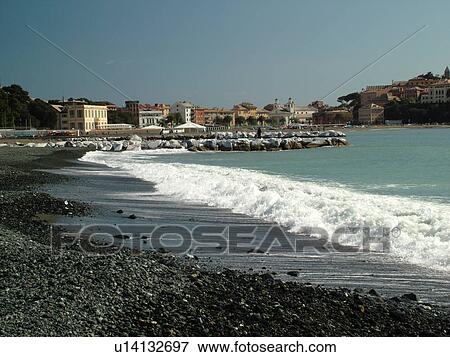 Liguria, Italy, Sestri Levante, Riviera di Levante, Ligurian Riviera, Europe, View of the waterfront in Sestri Levante along the Ligurian Sea. View Large Photo Image Stock Photo - Liguria, Italy, Sestri Levante, Riviera di Levante, Ligurian Riviera, Europe, View of the waterfront in Sestri Levante along the Ligurian Sea.. Fotosearch