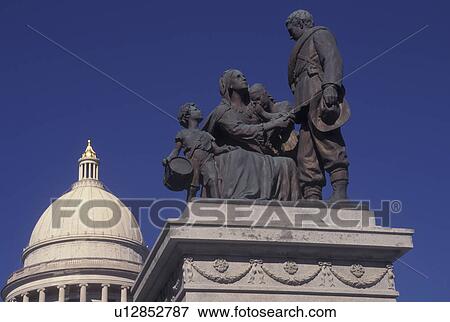 Little Rock, AR, Arkansas, Statue outside the Arkansas State Capitol View Large Photo Image Stock Photo - Little Rock, AR, Arkansas, Statue outside the Arkansas State Capitol. Fotosearch