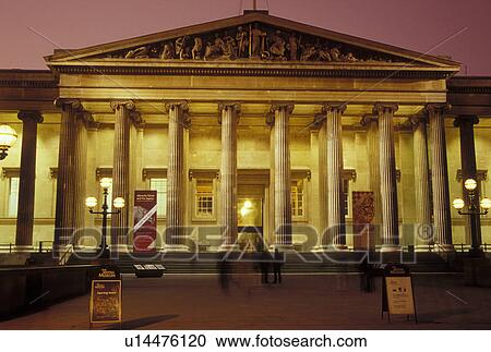 London, England, Great Britain, United Kingdom, Europe, The British Museum in downtown London in the evening. View Large Photo Image Stock Image - London, England, Great Britain, United Kingdom, Europe, The British Museum in downtown London in the evening.. Fotosearch