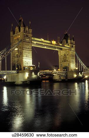 London, England, Great Britain, United Kingdom, Europe, Tower Bridge crosses the River Thames in London in the evening. View Large Photo Image Stock Image - London, England, Great Britain, United Kingdom, Europe, Tower Bridge crosses the River Thames in London in the evening.. Fotosearch