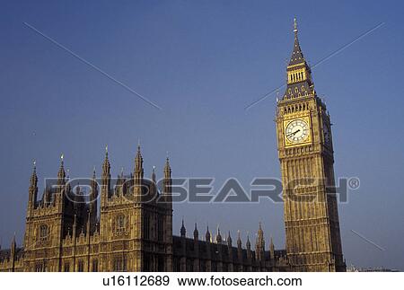 Stock Photo -  London, England, Great Britain, United Kingdom, Europe, Big Ben in Westminster.. Fotosearch