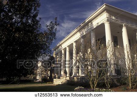 Macon, GA, Georgia, Historic Macon, 1842 Inn, Greek Revival House View Large Photo Image Stock Image - Macon, GA, Georgia, Historic Macon, 1842 Inn, Greek Revival House. Fotosearch