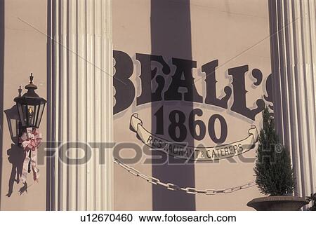 Macon, GA, Georgia, Historic Macon, Beall's 1860 Restaurant, Greek Revival Mansion, columns View Large Photo Image Stock Image - Macon, GA, Georgia, Historic Macon, Beall's 1860 Restaurant, Greek Revival Mansion, columns. Fotosearch