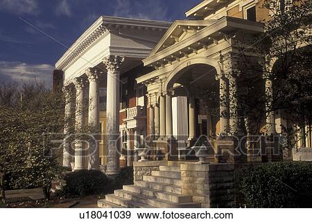 Macon, GA, Georgia, Historic Macon, houses View Large Photo Image Stock Photo - Macon, GA, Georgia, Historic Macon, houses. Fotosearch