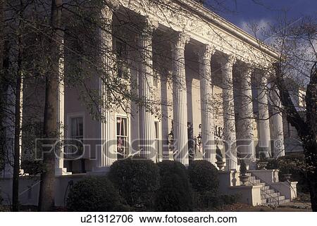 Macon, GA, Georgia, Historic Macon, Beall's 1860 Restaurant, Greek Revival Mansion View Large Photo Image Stock Photograph - Macon, GA, Georgia, Historic Macon, Beall's 1860 Restaurant, Greek Revival Mansion. Fotosearch