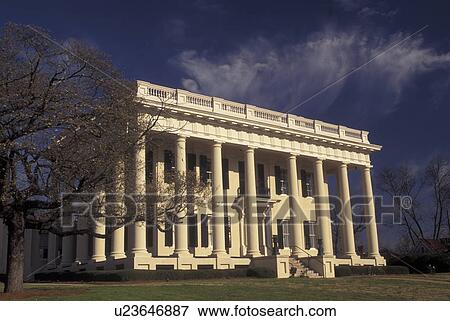 Macon, GA, Georgia, Mercer University, The Woodruff House, A Greek Revival Plantation Mansion View Large Photo Image Stock Photo - Macon, GA, Georgia, Mercer University, The Woodruff House, A Greek Revival Plantation Mansion. Fotosearch