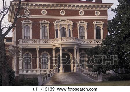 Stock Photo -  Macon, GA, Georgia, The Hay House, Italian Renaissance Villa. Fotosearch