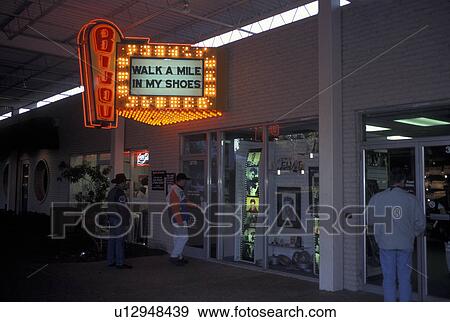 Stock Photo -  Memphis, Graceland, TN, Tennessee, Elvis Presley's Graceland, Elvis Presley, Walk a Mile in My Shoes Bijou. Fotosearch