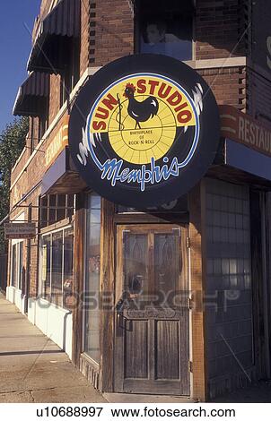 Memphis, TN, Tennessee, Sun Studio, Birthplace of Rock-N-Roll View Large Photo Image Stock Photo - Memphis, TN, Tennessee, Sun Studio, Birthplace of Rock-N-Roll. Fotosearch