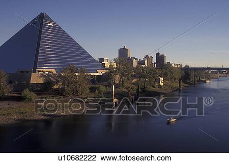 Memphis, TN, Tennessee, The Pyramid, a sport and entertainment arena, Mississippi River View Large Photo Image Stock Image - Memphis, TN, Tennessee, The Pyramid, a sport and entertainment arena, Mississippi River. Fotosearch