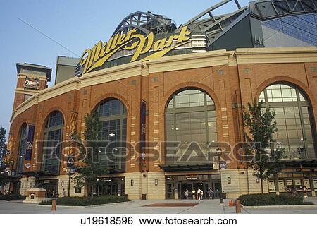 Milwaukee, WI, Wisconsin, Miller Park, Milwaukee Brewers, baseball stadium View Large Photo Image Stock Photograph - Milwaukee, WI, Wisconsin, Miller Park, Milwaukee Brewers, baseball stadium. Fotosearch