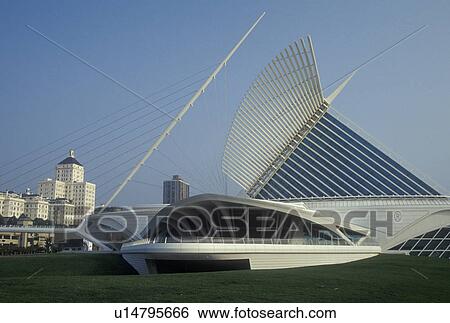 Milwaukee, WI, Wisconsin, Milwaukee County War Memorial Complex, Milwaukee Art Museum View Large Photo Image Stock Photograph - Milwaukee, WI, Wisconsin, Milwaukee County War Memorial Complex, Milwaukee Art Museum. Fotosearch