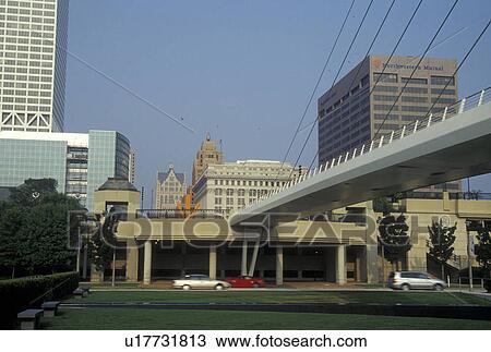 Milwaukee, WI, Wisconsin, O'Donnell Park, downtown View Large Photo Image Stock Image -  Milwaukee, WI, Wisconsin, O'Donnell Park, downtown. Fotosearch