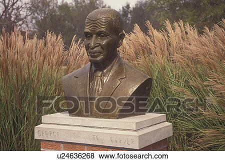 Stock Photo -  MO, Missouri, George Washington Carver Bust at the George Washington Carver National Monument, . Fotosearch
