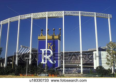 MO, Missouri, Kansas City, Royals Baseball Stadium View Large Photo Image Stock Image - MO, Missouri, Kansas City, Royals Baseball Stadium. Fotosearch
