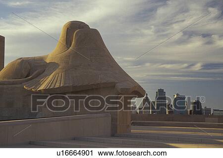 MO, Missouri, Kansas City, Sphinx like figure at Liberty Memorial View Large Photo Image Stock Image - MO, Missouri, Kansas City, Sphinx like figure at Liberty Memorial. Fotosearch