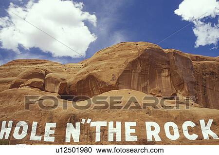 Moab, UT, Utah, Hole 'N The Rock in Moab. View Large Photo Image Stock Image - Moab, UT, Utah, Hole 'N The Rock in Moab. . Fotosearch