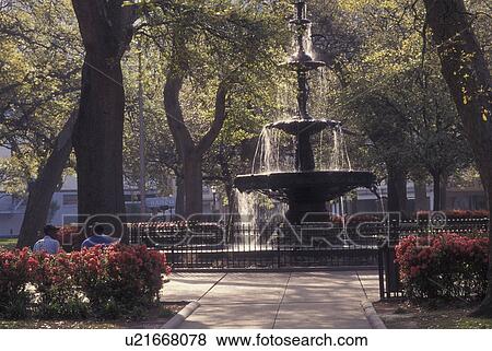 Mobile, AL, Alabama, Bienville Square, fountain View Large Photo Image Stock Photo - Mobile, AL, Alabama, Bienville Square, fountain. Fotosearch