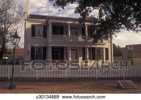 Mobile, AL, Alabama, Fort Conde Village, Conde-Charlotte Museum House View Large Photo Image Stock Photo - Mobile, AL, Alabama, Fort Conde Village, Conde-Charlotte Museum House. Fotosearch