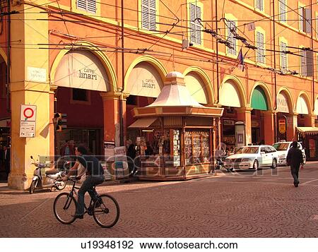 Stock Image -  Modena, Emilia-Romagna, Italy, Europe, Via Emilia in downtown Modena.. Fotosearch