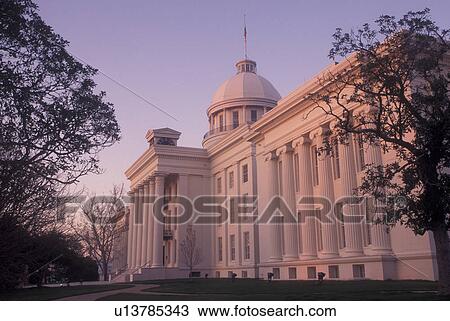 Montgomery, AL, Alabama, Alabama State Capitol, sunset View Large Photo Image Stock Image - Montgomery, AL, Alabama, Alabama State Capitol, sunset. Fotosearch