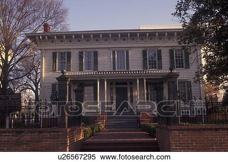 Montgomery, AL, Alabama, First White House of the Confederacy View Large Photo Image Stock Photography - Montgomery, AL, Alabama, First White House of the Confederacy. Fotosearch