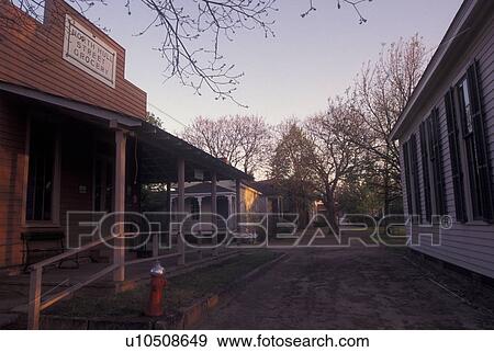Stock Photo -  Montgomery, AL, Alabama, Old Alabama Town, 19th Century Living History Village. Fotosearch