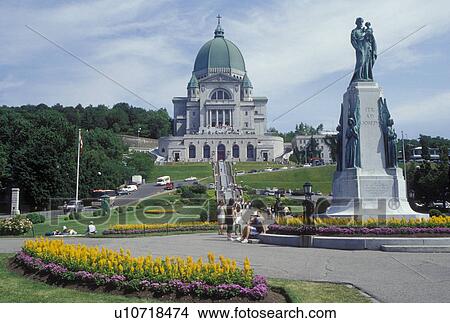 Picture -  Montreal, Canada, Quebec, Basilica St. Joseph's Oratory in Montreal.. Fotosearch