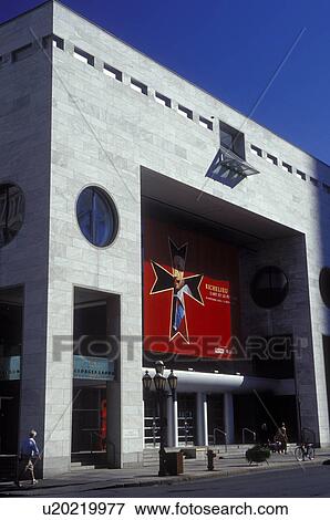Stock Photo -  Montreal, Canada, Quebec, Montreal Museum of Fine Arts (Musee des beaux-arts de Montreal) in downtown Montreal.. Fotosearch