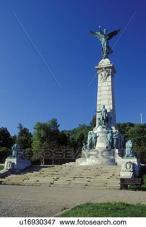 Montreal, Canada, Quebec, Monument Georges-Etienne Cartier at Parc Mont Royal in Montreal. View Large Photo Image Stock Photo - Montreal, Canada, Quebec, Monument Georges-Etienne Cartier at Parc Mont Royal in Montreal.. Fotosearch