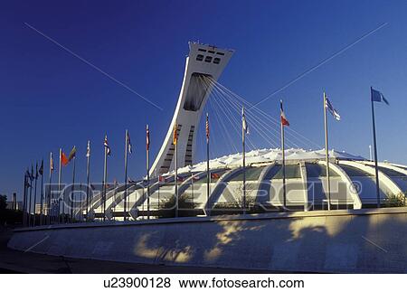 Montreal, Canada, Quebec, Olympic Stadium in Olympic Park (Parc Olympique) in Montreal. View Large Photo Image Stock Photo - Montreal, Canada, Quebec, Olympic Stadium in Olympic Park (Parc Olympique) in Montreal.. Fotosearch