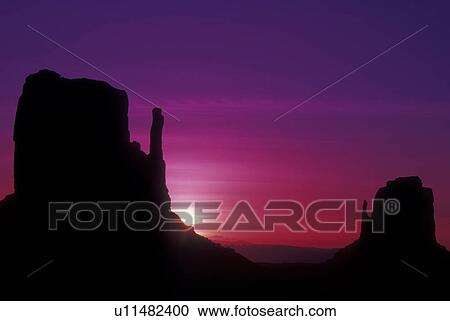 Monument Valley Navajo Tribal Park, AZ, Arizona, The Mittens Butte, sunrise View Large Photo Image Stock Image - Monument Valley Navajo Tribal Park, AZ, Arizona, The Mittens Butte, sunrise. Fotosearch