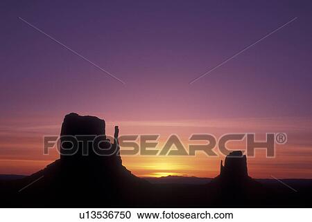 Monument Valley Navajo Tribal Park, AZ, Arizona, The Mittens Butte, sunrise View Large Photo Image Stock Image - Monument Valley Navajo Tribal Park, AZ, Arizona, The Mittens Butte, sunrise. Fotosearch