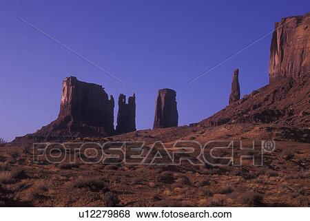 Monument Valley Navajo Tribal Park, AZ, Arizona, View Large Photo Image Stock Photo - Monument Valley Navajo Tribal Park, AZ, Arizona, . Fotosearch