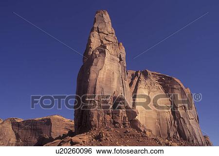 Stock Photograph -  Monument Valley Navajo Tribal Park, AZ, Arizona, . Fotosearch