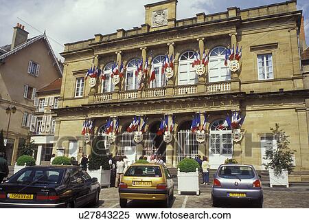Moulins, Auvergne, France, Allier, Europe, Hotel de Ville in the city of Moulins. View Large Photo Image Stock Photography - Moulins, Auvergne, France, Allier, Europe, Hotel de Ville in the city of Moulins.. Fotosearch