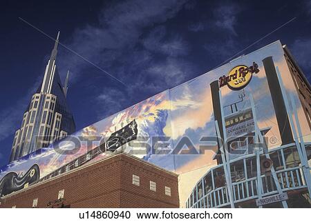 Nashville, TN, Tennessee, downtown, Hard Rock CafT View Large Photo Image Stock Image - Nashville, TN, Tennessee, downtown, Hard Rock CafT. Fotosearch