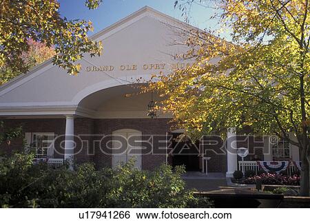 Stock Photograph -  Nashville, TN, Tennessee, Opryland USA, Grand Ole Opry Museum. Fotosearch