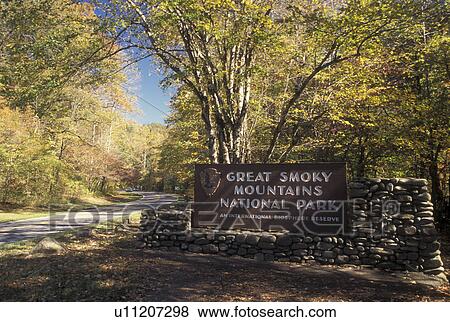 NC, North Carolina, Great Smoky Mountains National Park, entrance, sign View Large Photo Image Stock Photo - NC, North Carolina, Great Smoky Mountains National Park, entrance, sign. Fotosearch