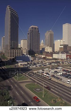New Orleans, LA, Louisiana, Aerial of downtown, skyline View Large Photo Image Stock Image - New Orleans, LA, Louisiana, Aerial of downtown, skyline. Fotosearch
