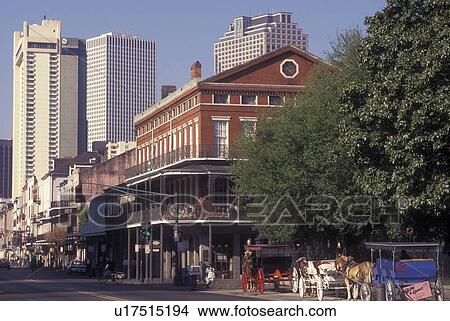 Picture -  New Orleans, LA, Louisiana, French Quarter, Decatur Street. Fotosearch