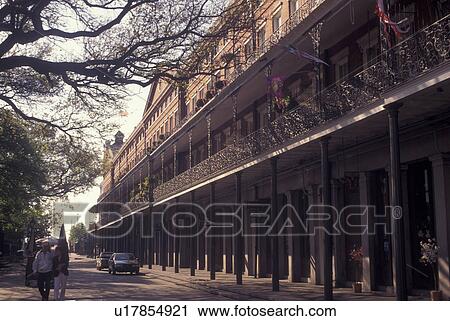 New Orleans, LA, Louisiana, French Quarter, St. Peter Street View Large Photo Image Stock Image - New Orleans, LA, Louisiana, French Quarter, St. Peter Street. Fotosearch