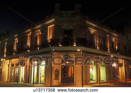 New Orleans, LA, Louisiana, French Quarter, The Charter House, evening View Large Photo Image Stock Photo - New Orleans, LA, Louisiana, French Quarter, The Charter House, evening. Fotosearch